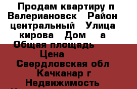 Продам квартиру п.Валериановск › Район ­ центральный › Улица ­ кирова › Дом ­ 3а › Общая площадь ­ 30 › Цена ­ 700 - Свердловская обл., Качканар г. Недвижимость » Квартиры продажа   . Свердловская обл.,Качканар г.